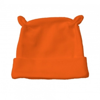 Čepička s růžky oranžová
