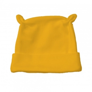 Čepička s růžky žlutá